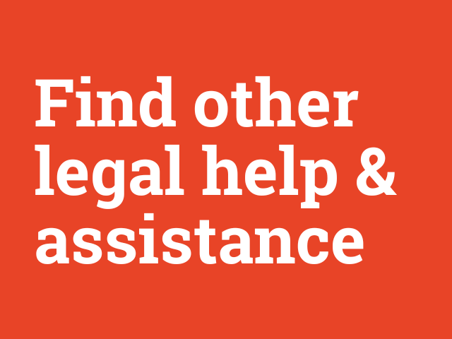 Find other legal help and assistance.