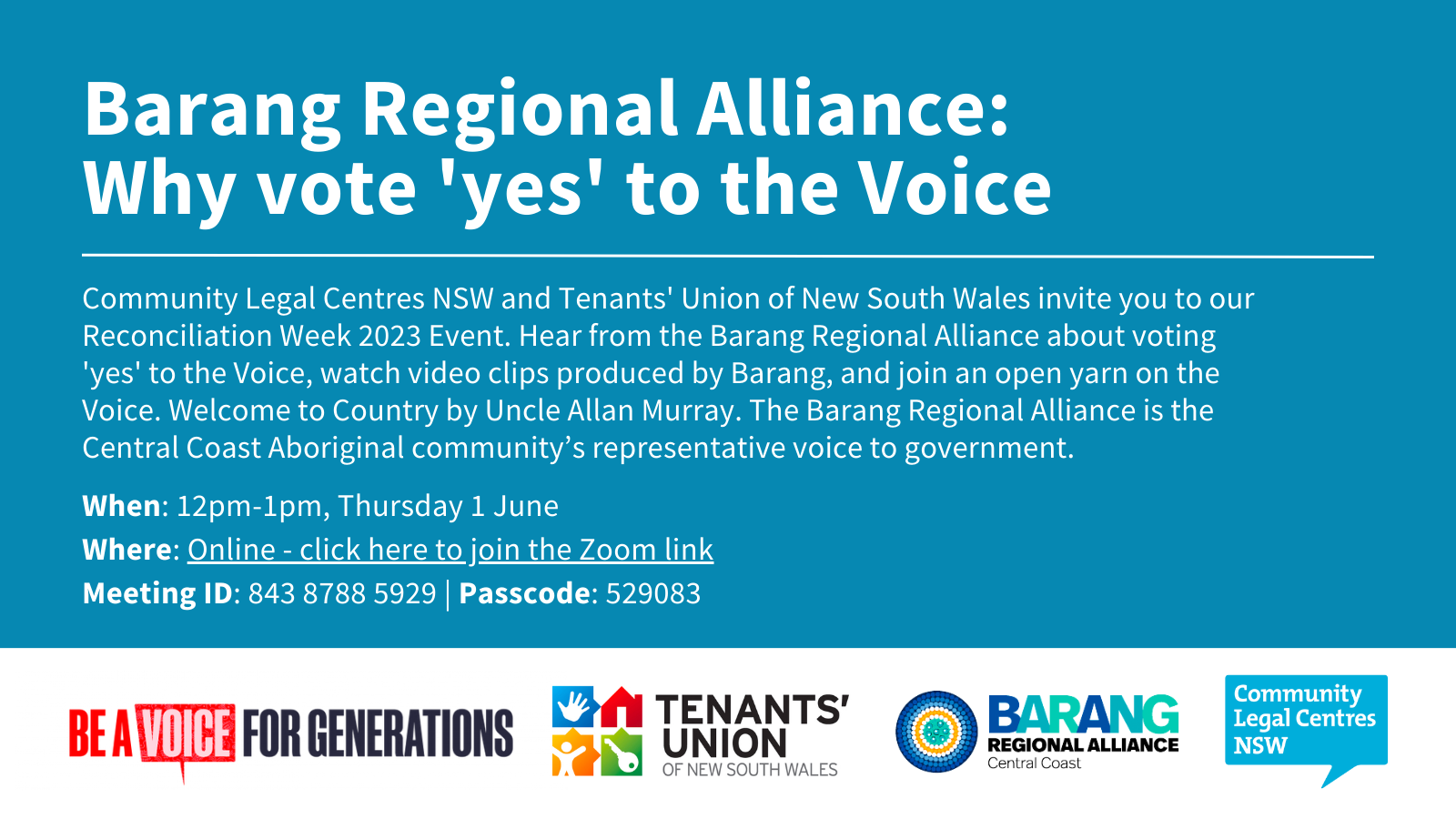 Barang Regional Alliance: Why vote 'yes' to the Voice. 