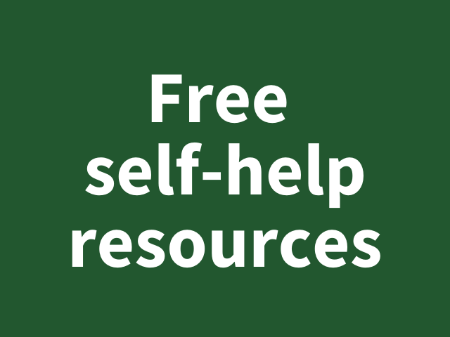 Free-self help resources