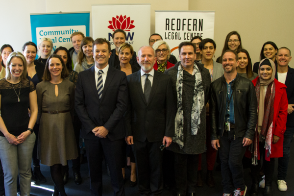 CLC Announcement at Redfern Legal Centre