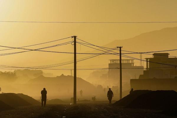 Sunrise in Kabul.