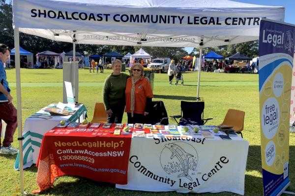  Dianne Day and Margaret Crothers (Seniors Rights) at NAIDOC celebrations in 2019.